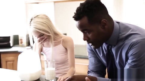 Blonde Petite Teen Fucks A Big Black Cock
