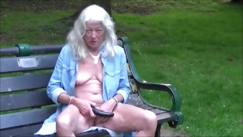 Skinny Hot Granny Flashing And...