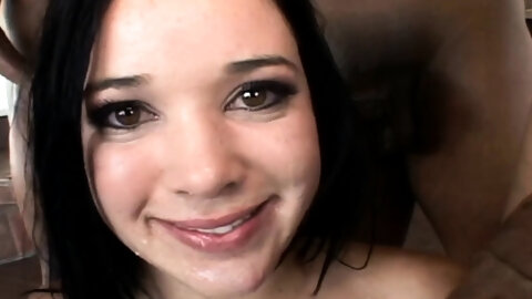 Slender Brunette Beauty Amy Starz Bangs Well